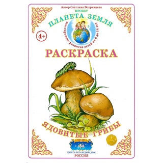 Раскраска Ядовитые грибы