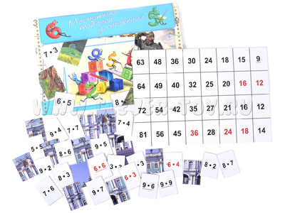 Магнитная таблица умножения "Зимний дворец"
