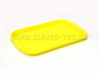 Поднос жёлтый (Монтессори материалы)