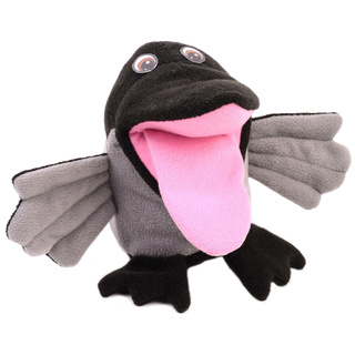 Ворона, кукла логопедическая (на руку)