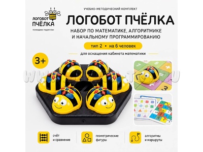 Набор по математике, алгоритмике и начальному программированию Тип № 2 (на 6 учеников)